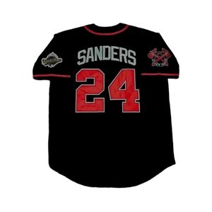 Deion Sanders Jersey Atlanta Braves 1992 World Series Throwback Blue NEW🎁